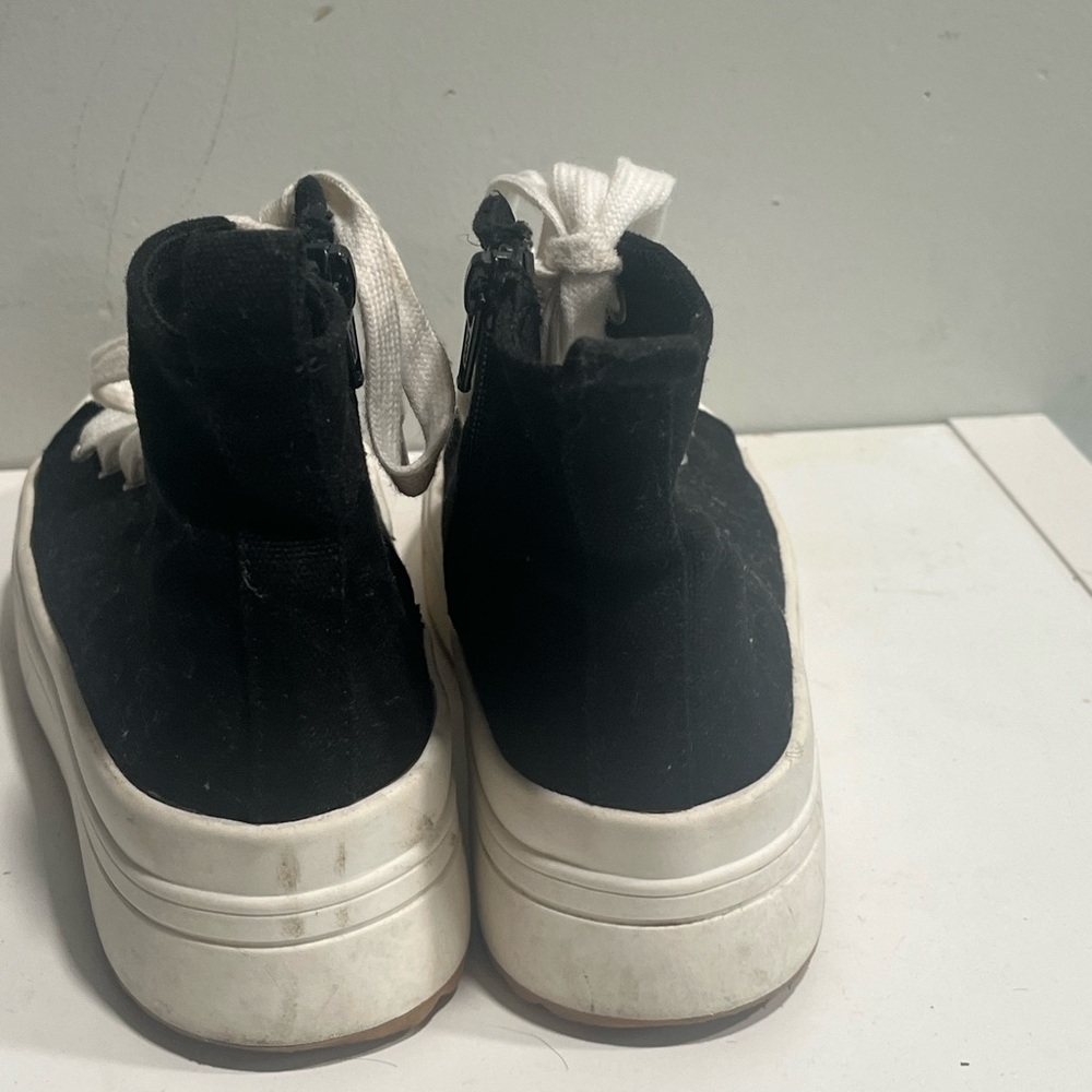 Girls High Top Platform Sneakers size 3 - Picture 2 of 8